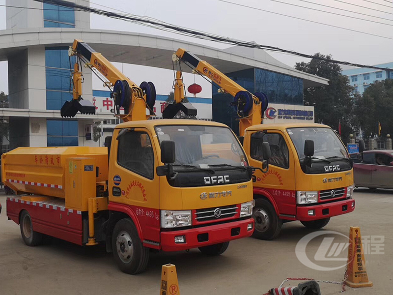 东风单排清淤车蓝牌 5方