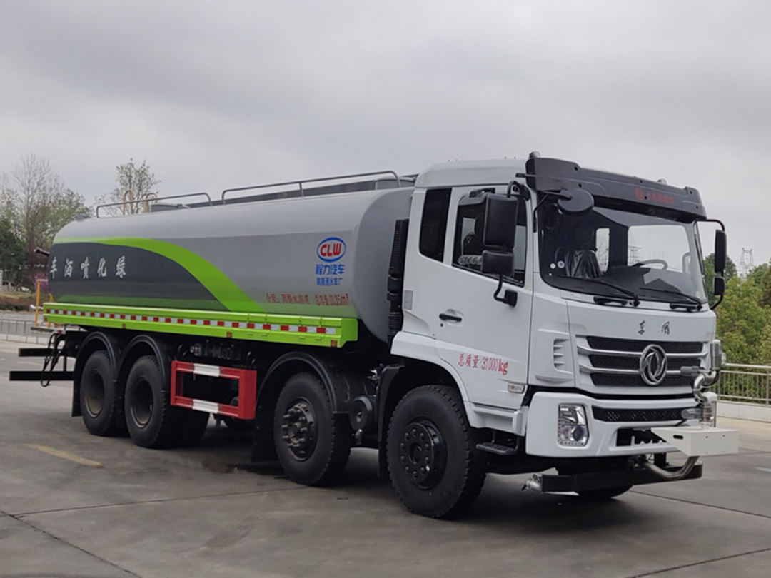 东风D17前四后八25方绿化喷洒车