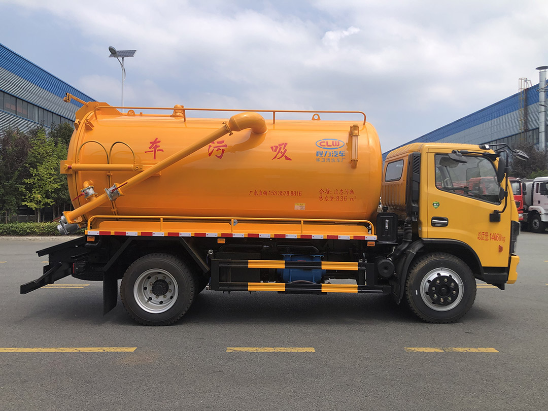 东风多利卡重载10方吸污车