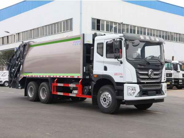 东风华神T5后双桥压缩垃圾车