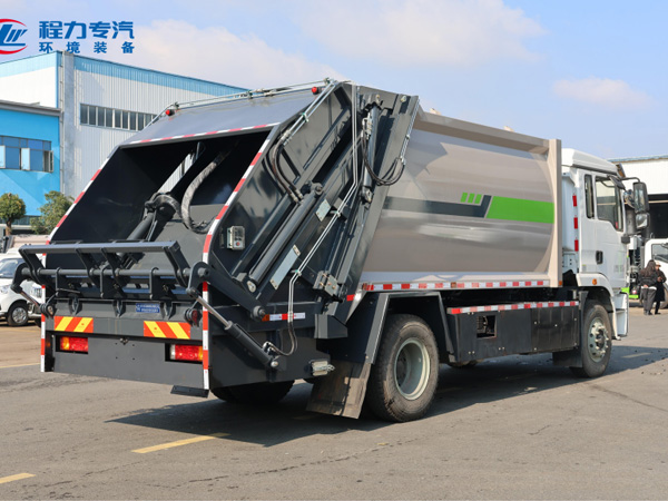新能源陕汽德龙L5000压缩垃圾车