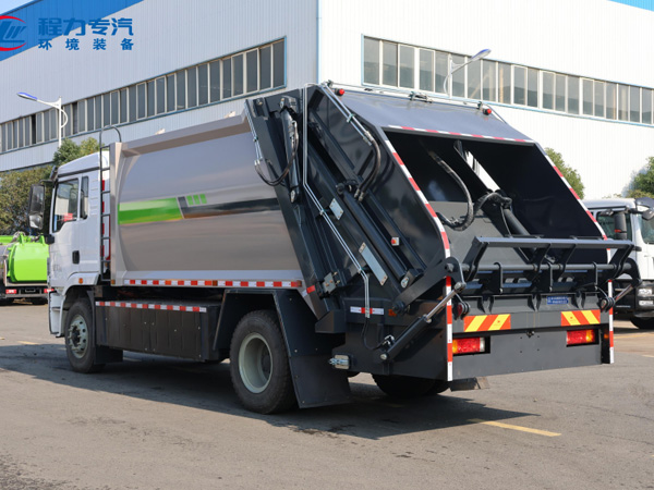 新能源陕汽德龙L5000压缩垃圾车