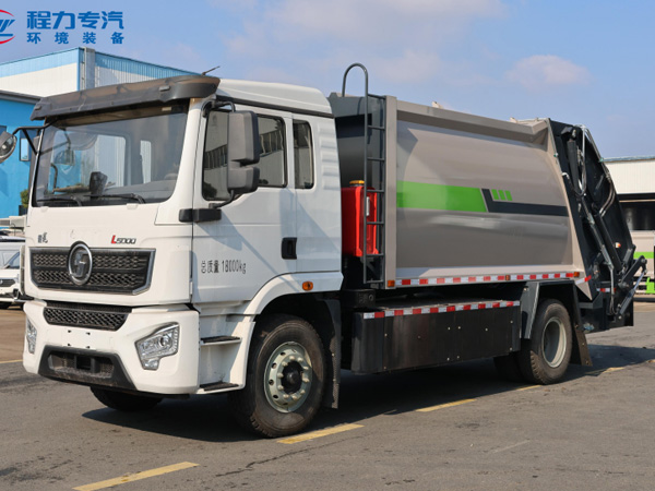 新能源陕汽德龙L5000压缩垃圾车